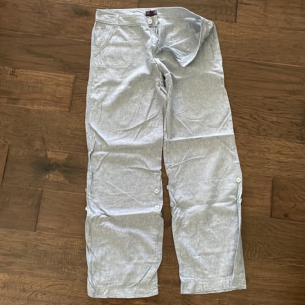 Long Tall Sally chambray pants/capris sz 12